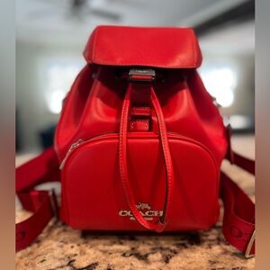 Coach pace backpack - red